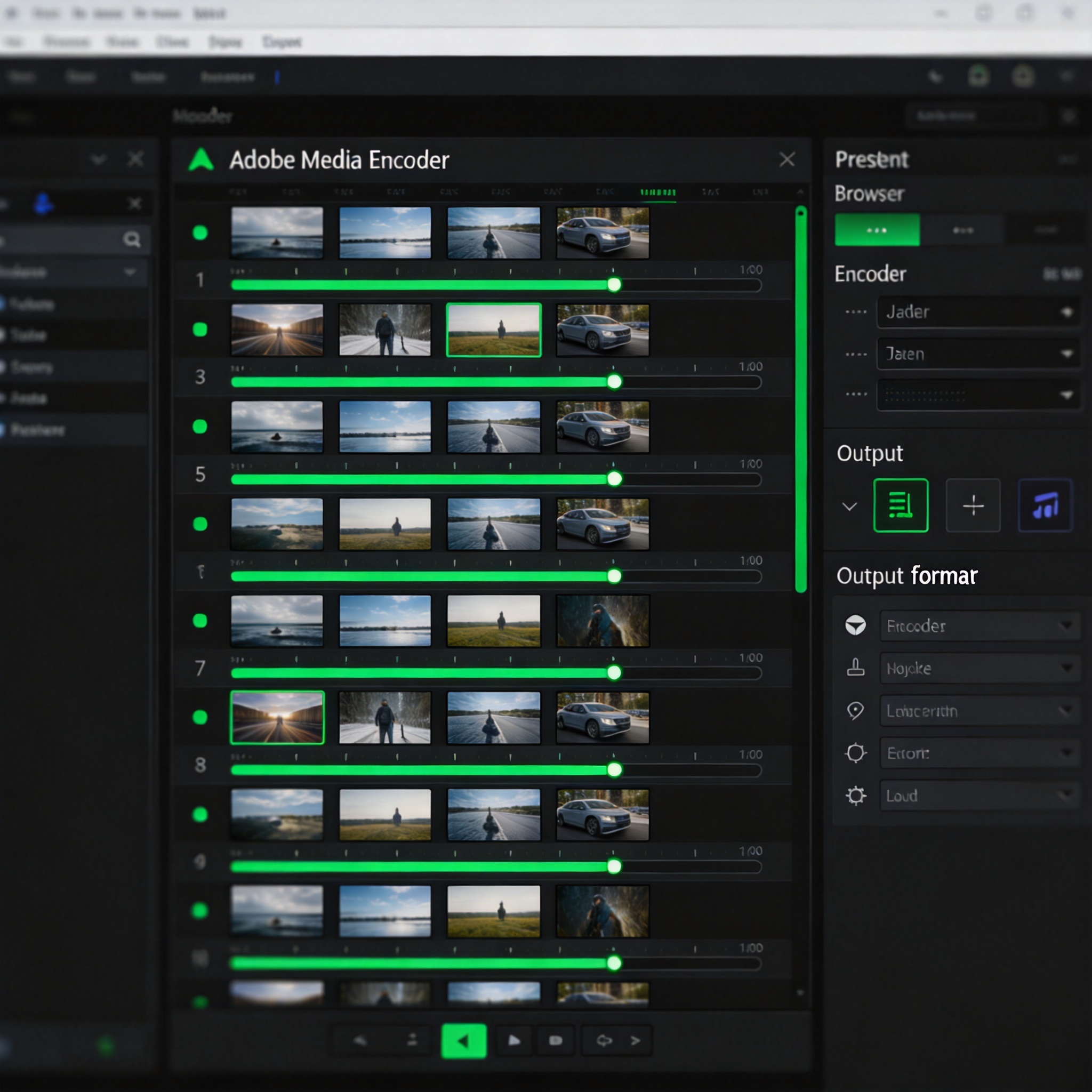 Adobe Media Encoder界面截图1